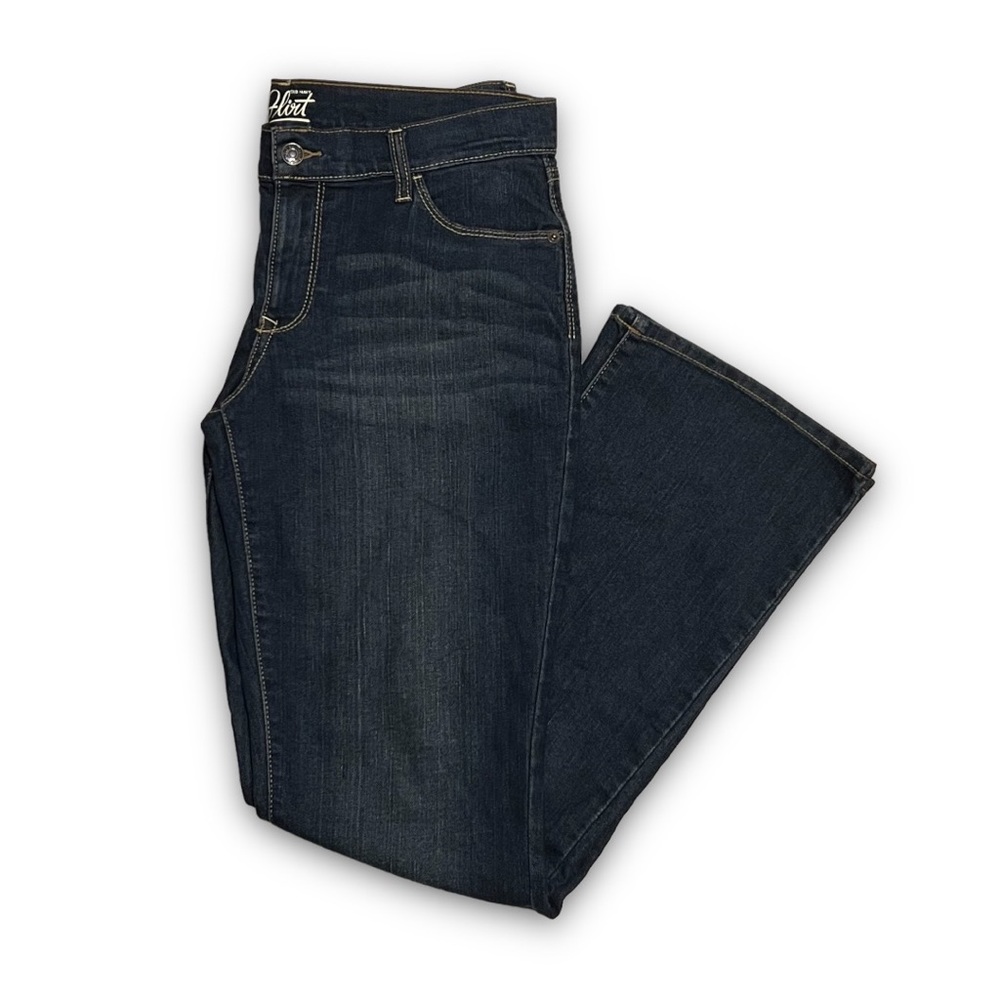 Old Navy The Flirt Boot Cut Jeans Dark Wash Size 8